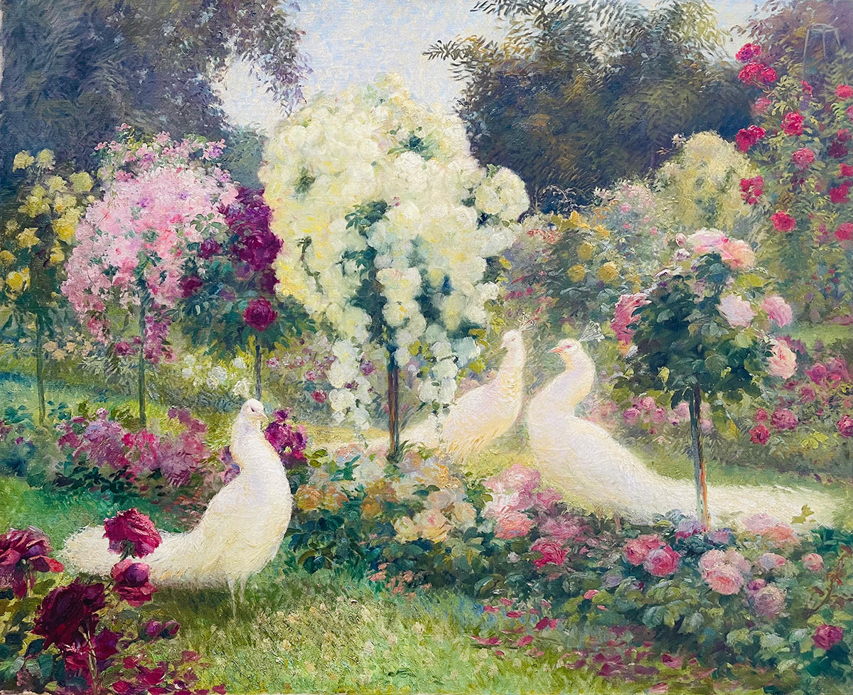 František Kupka | Garden with Peacocks